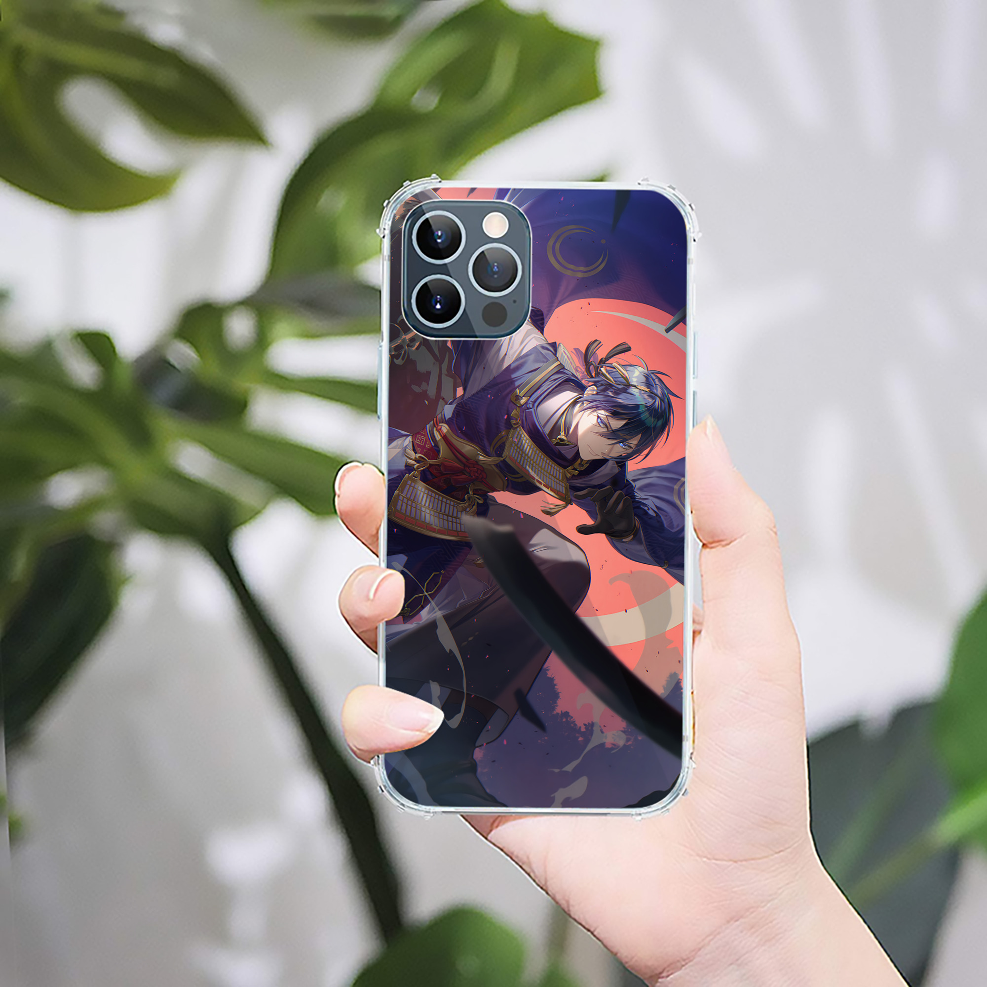 （画像用） 刀剣乱舞 Touken Ranbu 【iPhone 12シリーズ対応】透明スマホケース（クリアソフトケース）